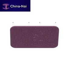 Ceiling acoustic panel WEBPETrectangularfabric look