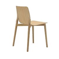 Contemporary chair KAYAK / 047indoorfabricoak