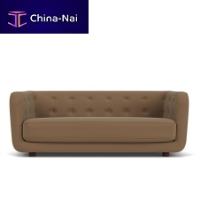 Contemporary sofa VILHELMfabricbrownbeige