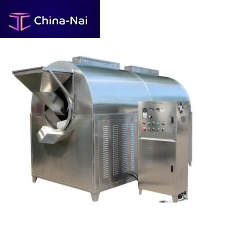 Nut roasting machine for seeddrumbatch