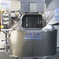 Hard cheese production line semi-automatic