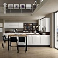Traditional kitchen MEMORYwoodenlaminateU-shaped