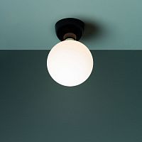 Contemporary ceiling light ABALLS roundblown glassceramic