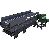Apron feeder UPB seriesmotorizedfor abrasive productsmobile