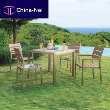 Contemporary table H-HM2203aluminumin WPCaluminum base