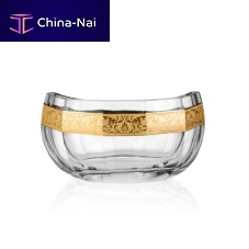 Crystal bowl NOAHS ARK 2690gold