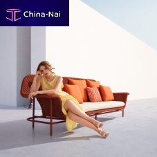 Traditional sofa LISBOAoutdoorSunbrella®white