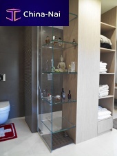 Wall-mounted shelving system contemporaryglasshome