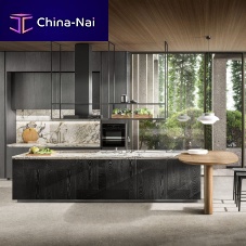 Contemporary kitchen INTERSECTIONoakwalnutnatural stone