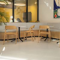 Contemporary chair Mixis RSindoorsolid woodmolded plywood
