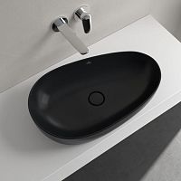 Countertop washbasin ANTAO : 4A7465XXceramichigh-glosswithout hole