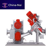 Centrifugal pumping system BioCut for biogaselectricself-priming
