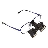 Glasses-type binocular loupe TITANIUMwith flip-up system