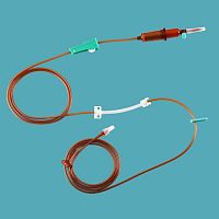 Chemotherapy infusion set IVP-070with drip chamberwith Y portlatex-free