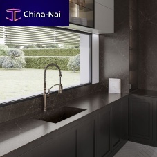 Silestone® countertop Chteaukitchenbrownsquare edge
