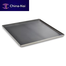 Stainless steel serving tray for domestic use