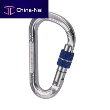 Locking carabiner Pear shapedaluminumlarge opening