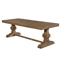 Traditional dining table LUMAteakwooden baserectangular
