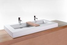 Countertop washbasin VC 48compositedouble2-hole
