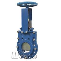 Knife gate valve manualfor controlfor sludge