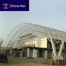 Tensile structure metal truss for airportspatialgalvanised steel