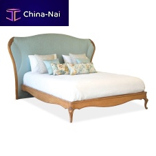 King size bed FLORENCEclassicwith upholstered headboardfabric