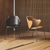 Scandinavian design chair LASSENindoorfabricleather
