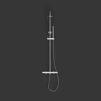 Thermostatic shower column D425commercialwith hand showerwith mixer tap
