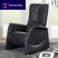 Contemporary relaxing armchair CUMULY : 7006leatherwith footrestreclining