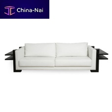 Contemporary sofa AERIAfabricwhite2-person