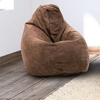Contemporary bean bag CASPERleatherfabric