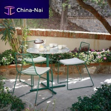 Contemporary bistro table NOTABLEHPLwoodenmarble