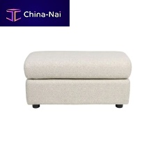 Contemporary ottoman Mississippipolyesterrectangularupholstered