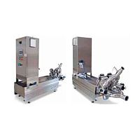 Solids-laden fluid pump Pumpideal series2-pistonfor food productswith electric motor