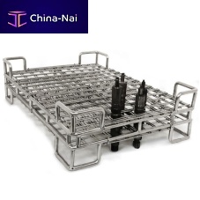 Transport for parts cleaning basket heat treatmentstackablestainless steel