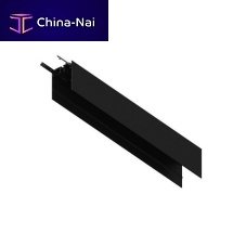 Extruded aluminum profile IVYplasticrectangularfor wall