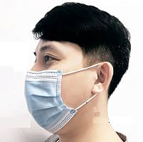 Disposable surgical mask 3-ply