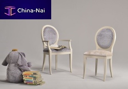 Classic chair KORAindoorsolid woodupholstered
