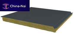 Facade cladding sandwich panel JI VULCASTEEL WALL 1000FCmetal facingrock wool core