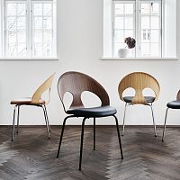 Contemporary dining chair VL1100indoorfabricleather