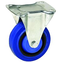 Medical trolley wheel Nylon rubberfixed