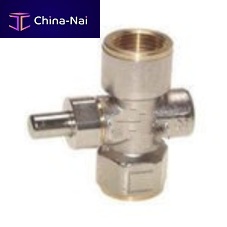 Gas valve MXT-341MSPB seriesthreadednickel-plated brassfor pressure gauges