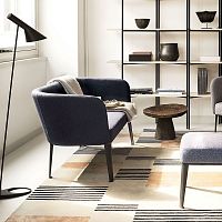 Contemporary sofa CLARAfabricfoamrubber