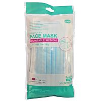 Type IIR surgical mask 4310-10latex-freeadultbox of 50