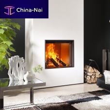 Wood-burning fireplace KALFIRE W60/51F built-inwallSingle-sided