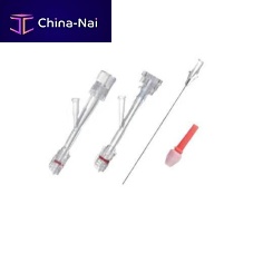 IV infusion set Angioway with Y portwith hemostasis valve