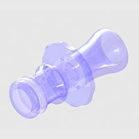 Male connector E-Q-160284for medical devices