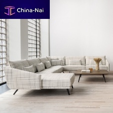 Modular sofa COSTURAcontemporaryfabricleather