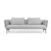 Contemporary sofa IMPRESSIONfabricgraywhite