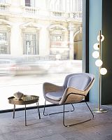 Contemporary armchair MEGHANfabricpainted metalergonomic